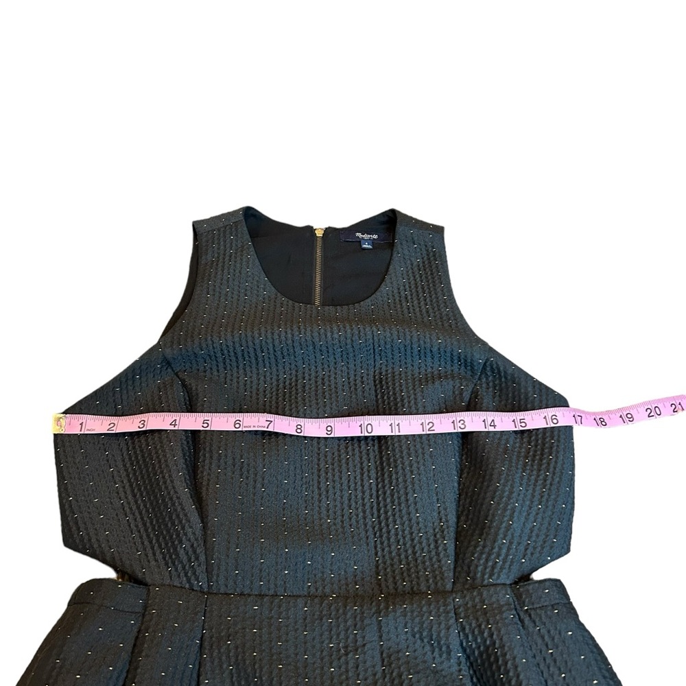 3/$15 MADEWELL nightfall jacquard cutout dress - Picture 4 of 6